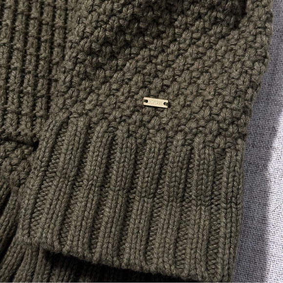 Tommy Hilfiger Cardigan Sweater Womens Size XL Wool Blend Army Green Long Sleeve - Picture 6 of 8